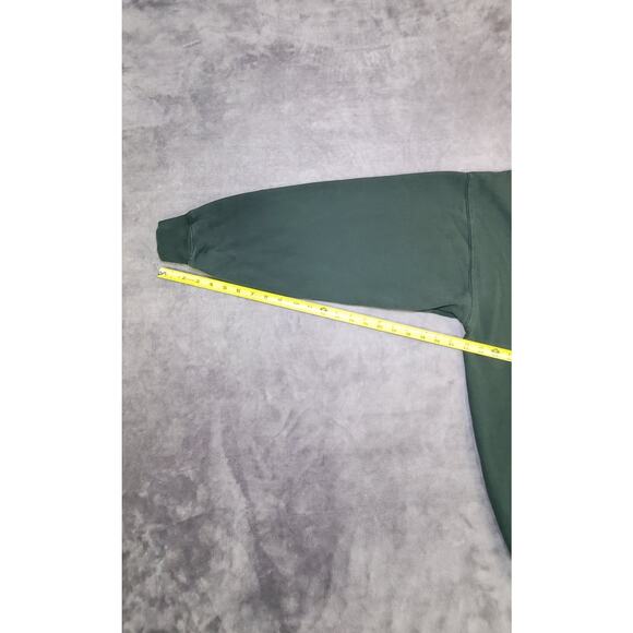 BRANDY MELVILLE Sz XL Aspen Sweatshirt Mens John Galt Baggy Colorado Green 18-10 - Picture 4 of 8